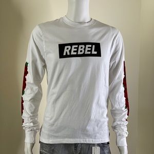 Rebel Suede Rose Shirt